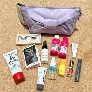 Ulta Holiday Beauty Kit with Lavender Cosmetic Bag